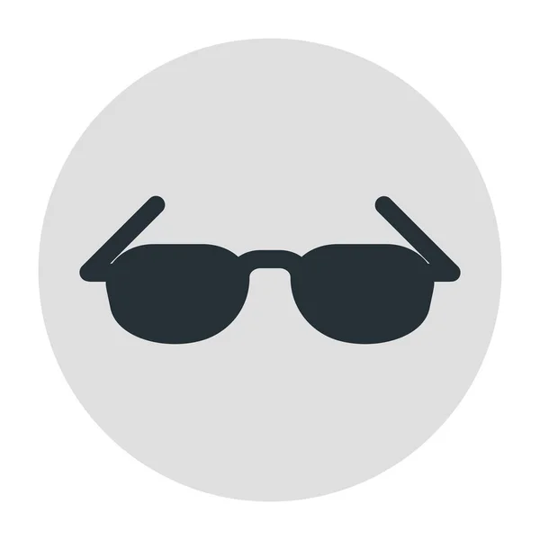 Solglasögon, glas ikonen sommar. Lagervektor illustration. — Stock vektor
