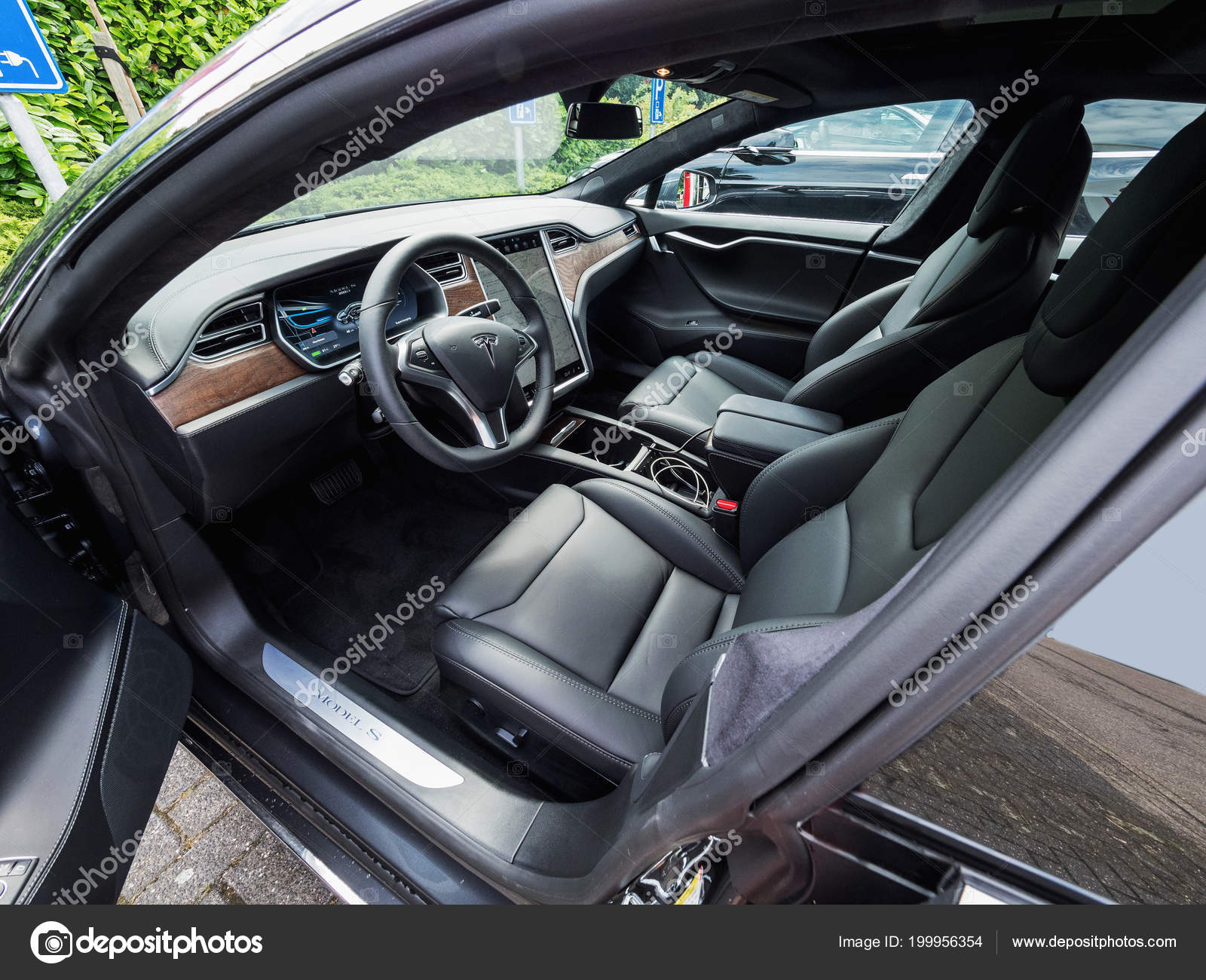 Urmond Netherlands May 2018 Leather Luxury Interior Electric