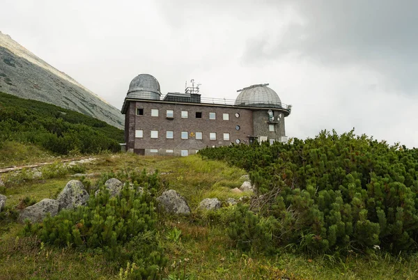 Астрономічна Обсерваторія Скальнате Плесо Високі Татри Словаччина — стокове фото