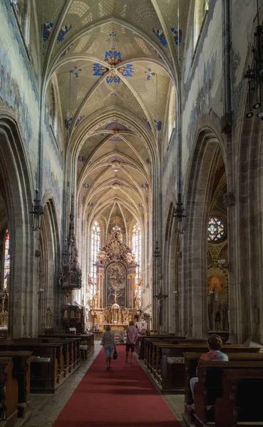 Vysoke Myto Czech Republic Sept 2018 Church Lawrence Kostel Svateho — Stock Photo, Image