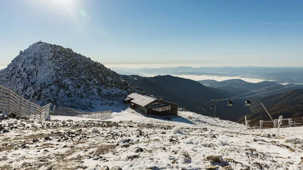 Szczyt Góry Chopok Słowacja Szczyt Chopok Tatry Niskie — Zdjęcie stockowe