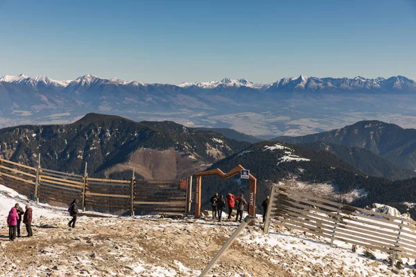 Jasna Slovakia Outubro 2018 Jasna Construção Por Cabo Sob Monte — Fotografia de Stock