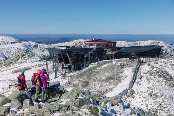 Jasna Szlovákia Október 2018 Jasna Kötélpálya Építése Alatt Chopok Hegy — Stock Fotó