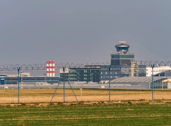 Prague Tsjechië Oktober 2018 Controle Toren Gebouw Van Vaclav Havel — Stockfoto