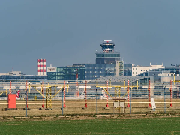 Prague Tsjechië Oktober 2018 Controle Toren Gebouw Van Vaclav Havel — Stockfoto