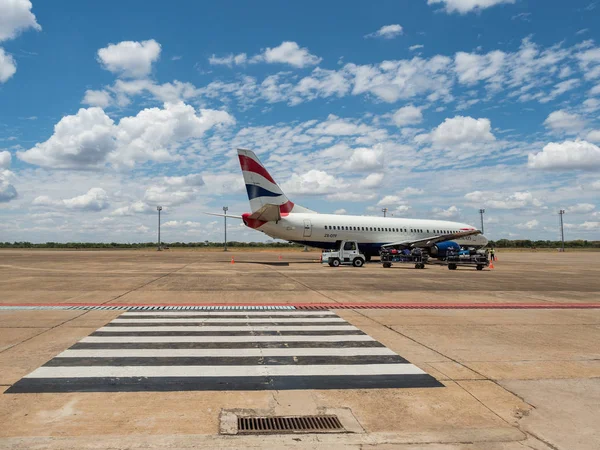 Ливингстон Замбия Ноября 2018 Года Boeing 737 436 British Airways — стоковое фото
