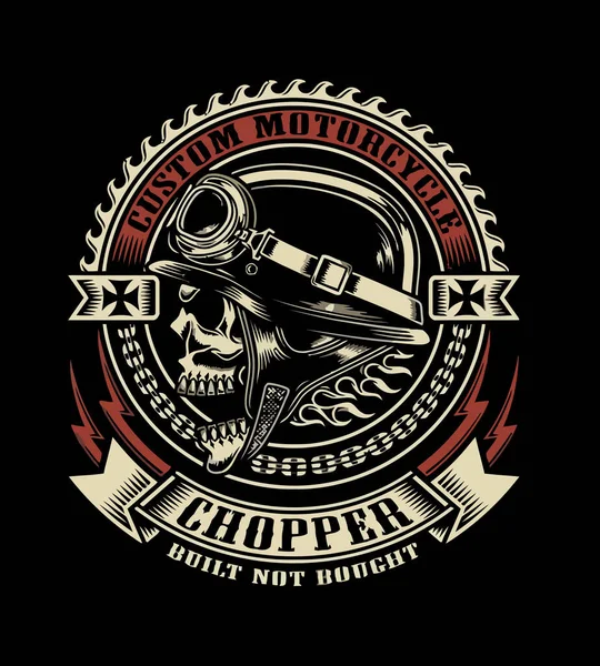 Biker Shirt Designvorlagen Motorradtypografie Shirt Grafiken Vektorembleme Biker Shirt Designelemente — Stockvektor