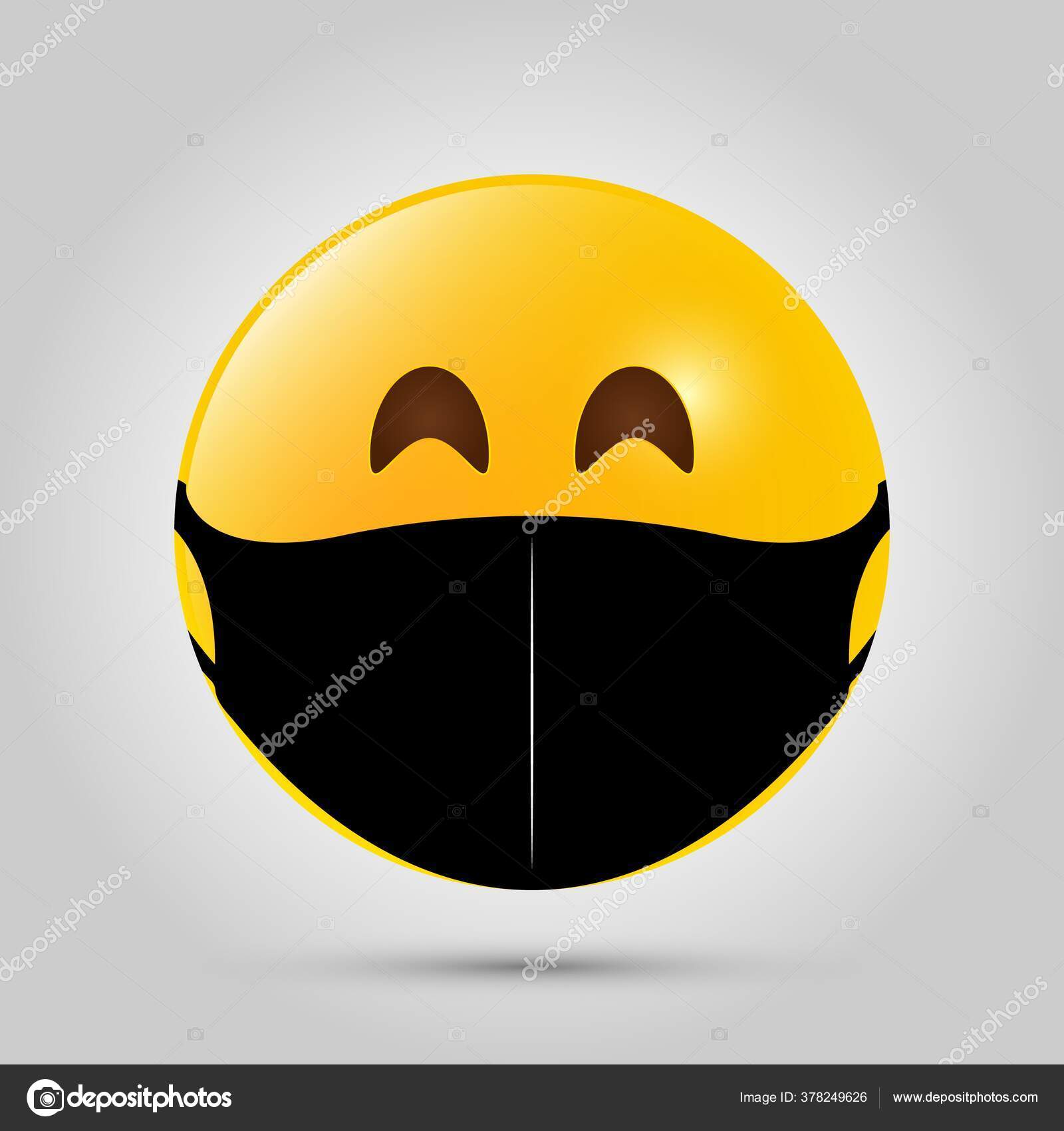 Cara assustadora de halloween tamanho grande de sorriso emoji amarelo