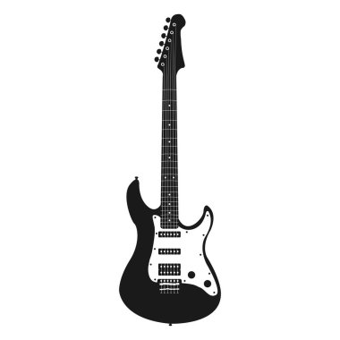  Simge, gerçekçi elektro gitar. EPS 10.
