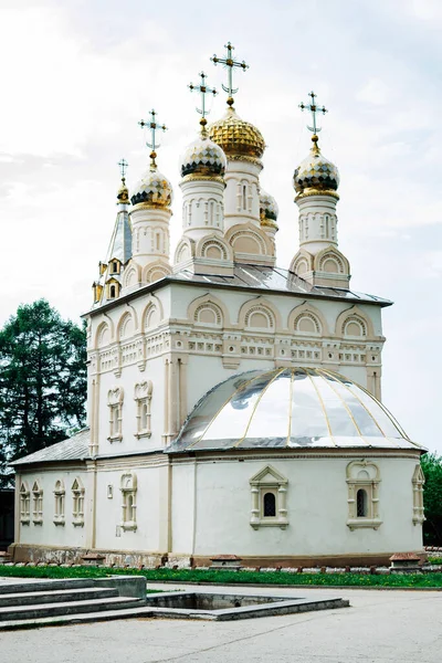 Orthodox Church on a background of cloudy sky