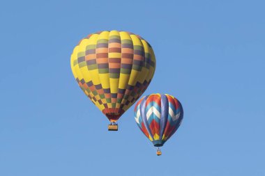 Kaliforniya'da Temecula sıcak hava balon Festivali balon ride