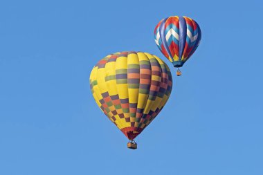 Kaliforniya'da Temecula sıcak hava balon Festivali balon ride