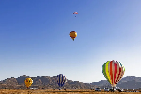 Lancement Montgolfière Festival Des Montgolfières Temecula — Photo