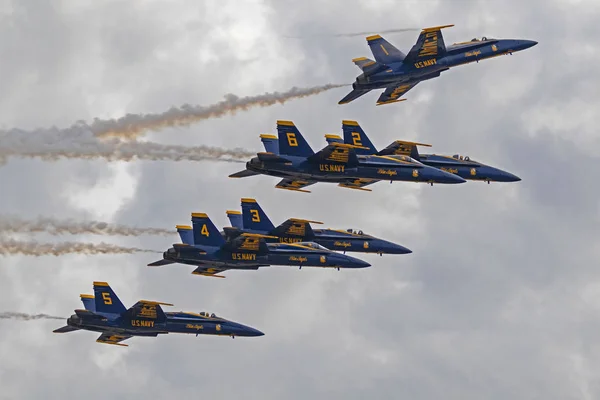 Aeroplano Blue Angels Volo Miramar Air Show 2018 San Diego — Foto Stock