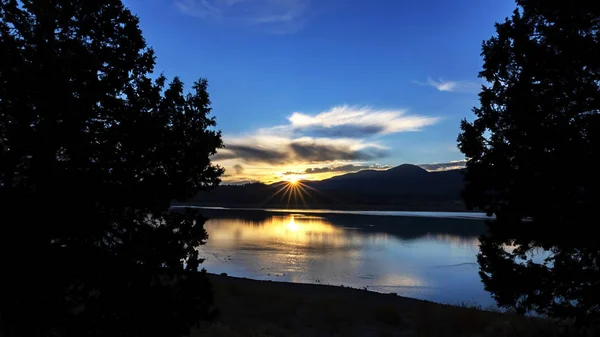 Lake sunrise at Big Bear Lake