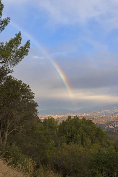 Gökkuşağı Santa Barbara Valley Görüntüleme Alanı — Stok fotoğraf