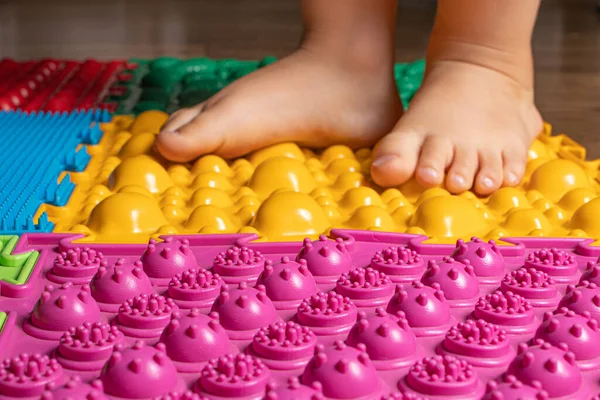 Prevención Pies Planos Niños Masaje Pies — Foto de Stock