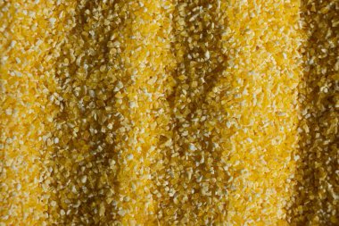 Soyut Sarı Pişirme Mısır Grits Arkaplanı