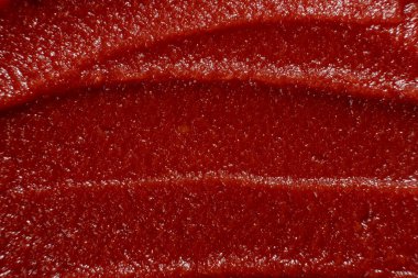 Kalın domates macunu dokusu. Zengin Renkli Aşçılık Arkaplanı