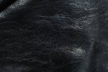 Arkaplan için Siyah Deri Kalıplı Makro.