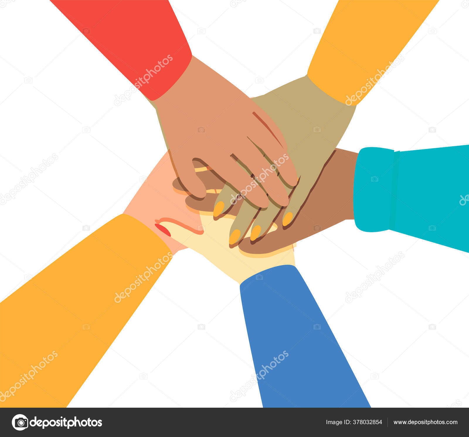 Hands Diverse Group Women Putting Together Concept Sisterhood Girl Power Stock Vector Image by ©Vector_Bird #378032854 Hands Diverse Group Women Putting Together Concept Sisterhood Girl Power Stock Vector Image by ©Vector_Bird #378032854
