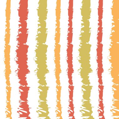 Soyut çizgili desen. Elle çizilmiş kusursuz doku tasarımı. Tekrarlayan baskı, kumaş, tekstil, ambalaj, modern tarzda duvar kağıdı için kaba karalama arkaplanı. Düz vektör illüstrasyonu