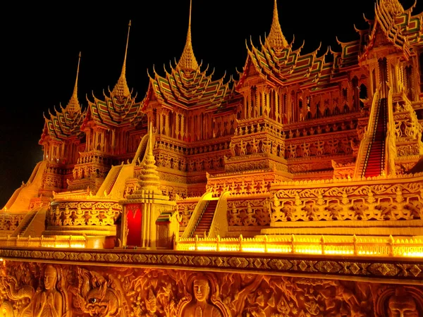 Thaise Oude Stijl Kunst Cultuur — Stockfoto