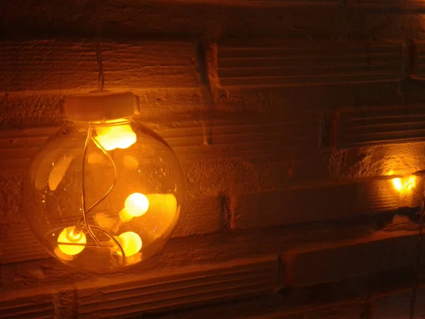 Antiquado Lanterna Decoração — Fotografia de Stock