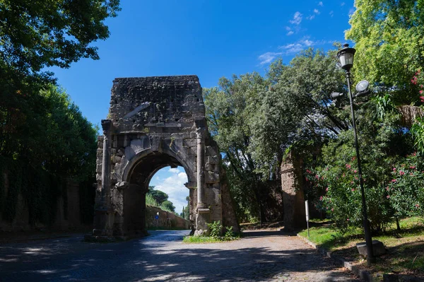 Drusus Boltozata Nem Diadalív Hanem Caracalla Termét Tápláló Antoniai Vízvezeték — Stock Fotó