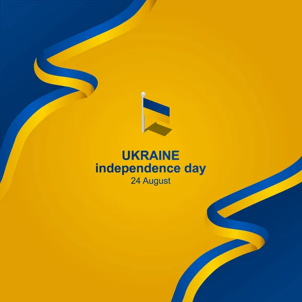 Ukraina Niezależność Dzień Ilustracja Wektor — Wektor stockowy