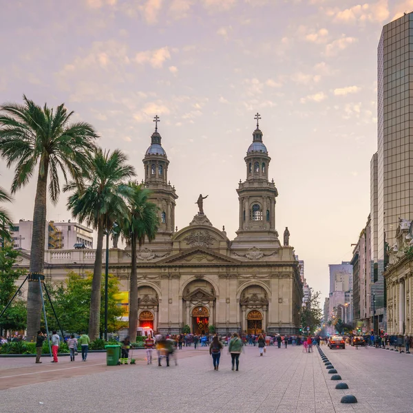 Plaza Las Armas Santiago Chile — Foto de Stock