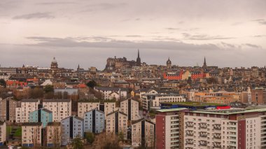Eski şehir Edinburgh İskoçya'da 