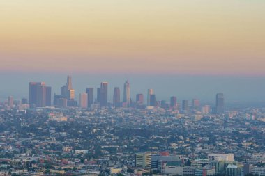Downtown la los angeles skyline cityscape Kaliforniya