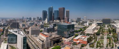 Kaliforniya şehir merkezi La Los Angeles silüeti