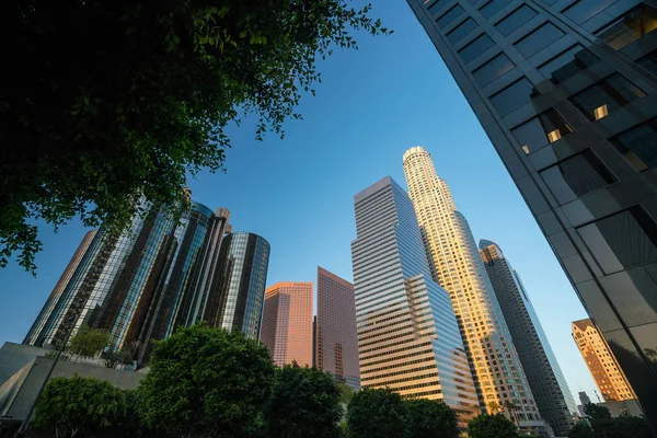 Downtown Los Angeles skyline paesaggio urbano California — Foto Stock