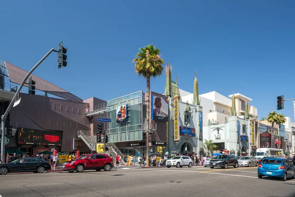 Veduta di Hollywood Boulevard a CA — Foto Stock