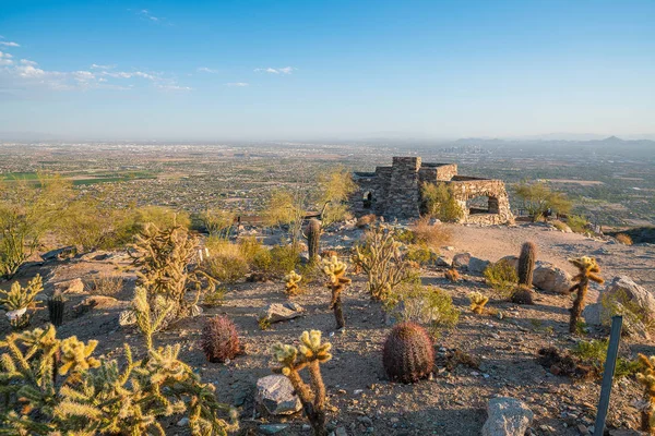 Top view of downtown Phoenix Arizona — Stock Photo, Image