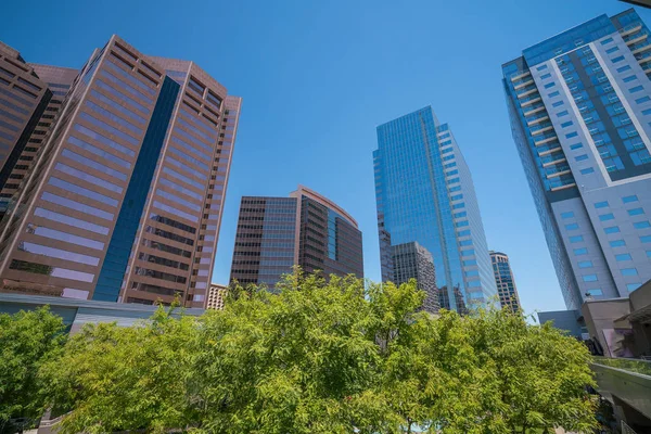 Zona del distretto finanziario del centro di Phoenix Arizona — Foto Stock