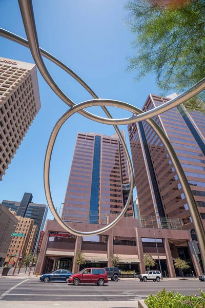 Ciudad capital del centro de Phoenix, Arizona — Foto de Stock