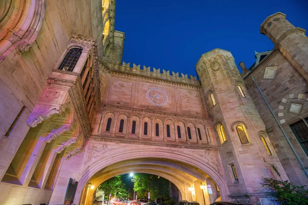 El centro de New Haven y la Universidad de Yale — Foto de Stock