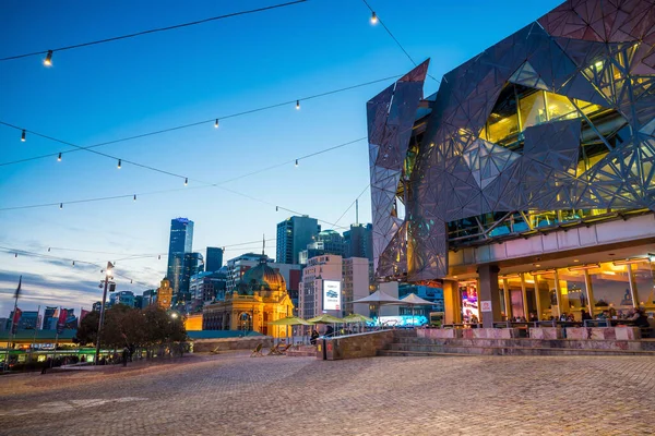 Melbourne Australie Mai Federation Square Melbourne Mai 2017 Est Développement — Photo