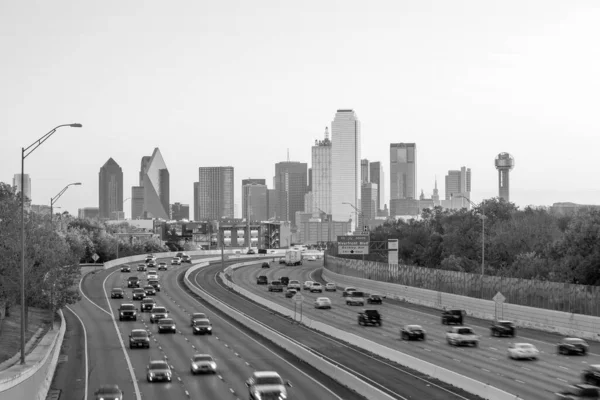 Ciudad Dallas Skyline Twilight Texas —  Fotos de Stock