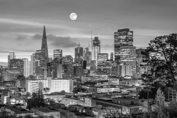 Hermosa Vista Del Centro Negocios Centro San Francisco Estados Unidos — Foto de Stock