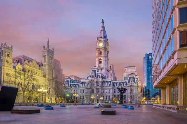 Philadelphia Historische Stadhuis Gebouw Usa — Stockfoto