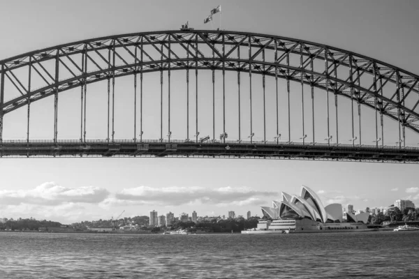 Skyline Centre Ville Sydney Avec Ciel Bleu Australie — Photo