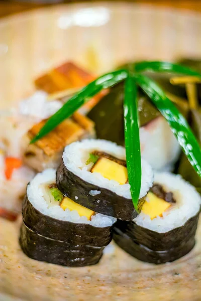 Traditionell Sushi Kyoto Stil Japansk Restaurang — Stockfoto