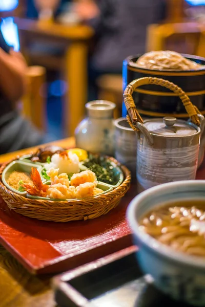 Παραδοσιακό Soba Noodle Στυλ Κιότο Ένα Ιαπωνικό Εστιατόριο — Φωτογραφία Αρχείου