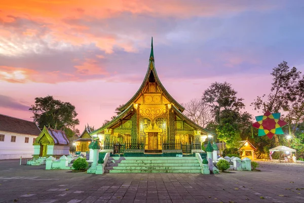 Wat Xieng Thong Tempio Più Popolare Luang Pra Bang Laos — Foto Stock