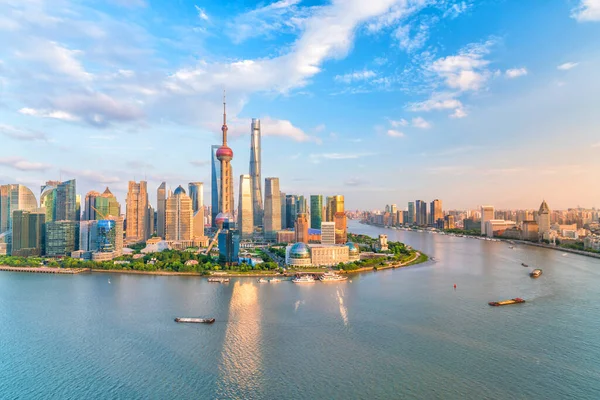 View Downtown Shanghai Skyline China — Stock Photo, Image