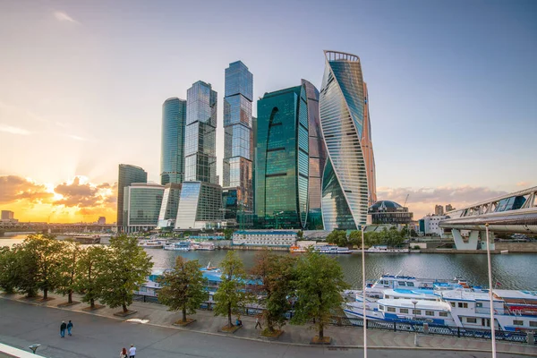 러시아의 모스크바 마천루 — 스톡 사진